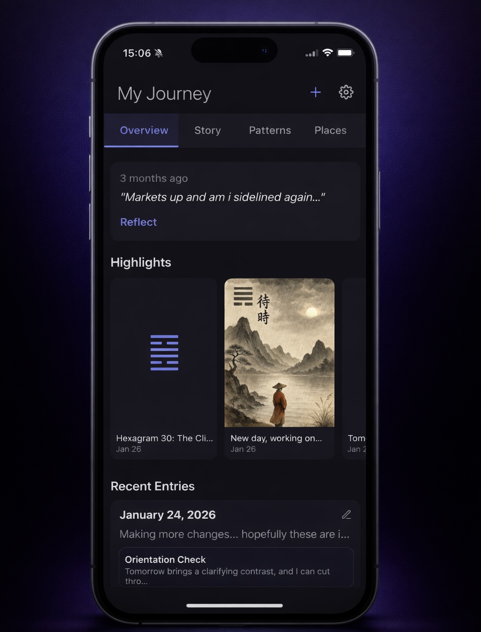 Pattern recognition view in Psylog